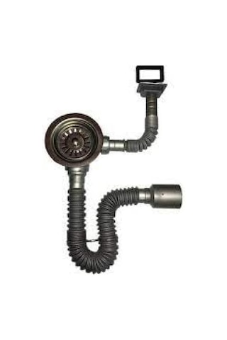 Üstten Taşmalı Körüklü Lavabo Sifonu - 115 Mm Çap 0.2mm Kenar Kalınlığı