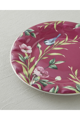 English Home Vanilla New Bone China Pasta Tabağı 20 Cm Mor
