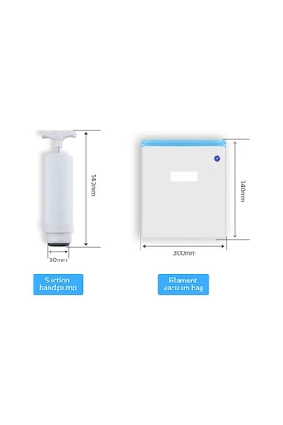 Novahub 3d Yazıcı Filament Sıkıştırma Saklama Çantası, Vakumlu, Sızdırmaz, Kuru, Pla Abs Naylon Ahşap