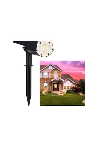 Folinda Güneş Enerjili Bahçe Işığı - Zemin Veya Duvar Montajlı, Ip65 Su Geçirmez, Otomatik Açık/kapalı, 2 Seviye Parlaklık Ayarlı Isıl Işık Hc-cp20