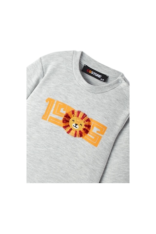 Galatasaray 3 Lü Bebek Body B242027 Sarı-kırmızı-grimelanj Gri Melanj - Kırmızı - Sarı