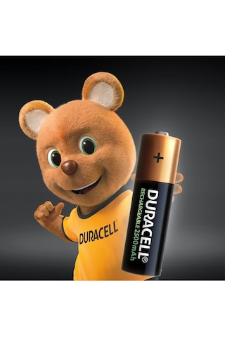 Duracell Şarj Edilebilir AA 2500 maH Pil 2'li Paket x 2 (4 Adet) - 50003941079772