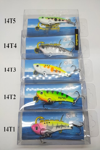 3d Vıb 14 Gr 5,4 Cm Vibrasyon Metal Suni Jig Yem