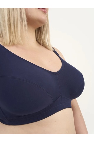 Lavandına Desteksiz Pamuklu Sütyen Yeni Zaman 228891412 Mavi