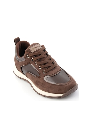 Bambi Kahve Süet Kadın Sneaker K01313004372