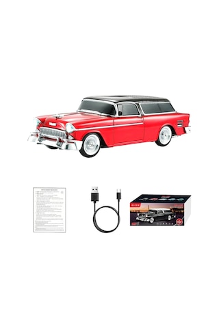 Retro Klasik Araba Bluetooth Hoparlör Kablosuz Hd Ses Fm Radyo Yg-1955
