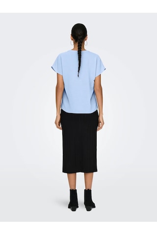 Jdy Jdylion Life S/s Top Wvn Noos Kadın Bluz 15249287 Mavi