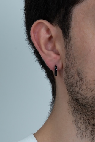 Ince Halka Erkek Bayan Unisex Çelik Küpe Çifti 3 MM 3 Renk Mse6