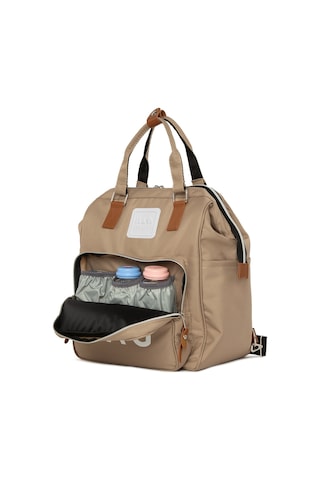 Bagmori Baby Bag Baskılı Cepli Anne Bebek Bakım Sırt Çantası