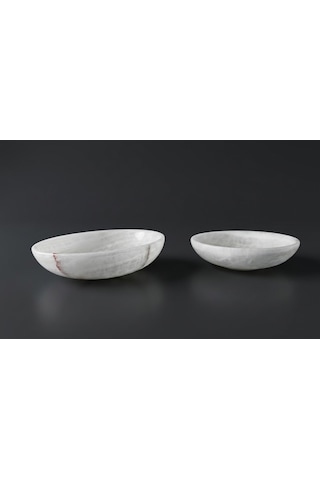 Doğal Taş 2'li Onyx Kase 15cm Ve 10 Cm 2 Parça