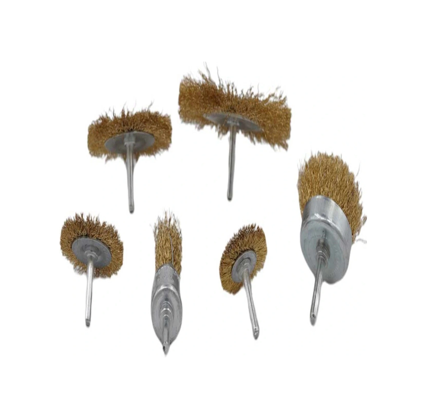 6& Apos Lı Pimli Tel Fırça Seti Pas Yağ Kir Boya Yapışkan Çözücü 1 Battery