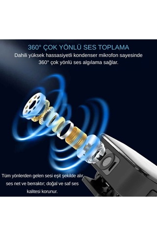 2 Li Kablosuz Yaka Mikrofonu Type-c & Lightning , Dsp Gürültü Azaltma, Android Apple Uyumlu iPhone Canlı Yayın Video Ses Kayıt Mikrofonu