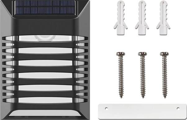 Tongxida Güneş Enerjili Duvar Işığı, Ip54 Su Geçirmez, Bahçe Çit Işıkları