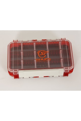 Contalı Kırmızı Çift Taraflı Eva+silikon Lrf Kutusu Balık Ekipmanlarınızı Düzenli, Güvende Tutun