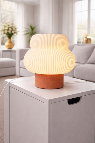 Bumble Model - Led Abajur - Masa Lambası - Usb 5v İle Çalışır - Slim Led Aydınlatması Dahildir - Dekoratif Lamba - Renk Seçenekli Çok Renkli