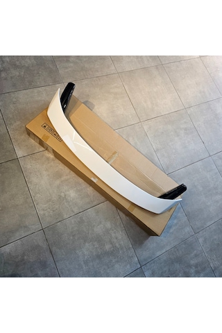 Civic Fe1 İçin Uyumlu Type-r Spoiler İnci Beyaz - Piano Black