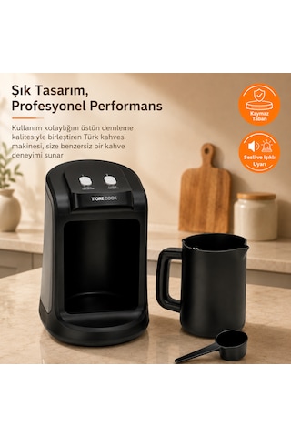 Tigrecook TG-4000B 500 W 4 Fincan Kapasiteli Türk Kahve Makinesi