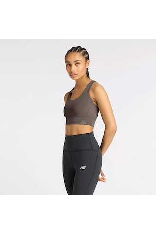 New Balance Essentials Kadın Kahverengi Bra Wb33468