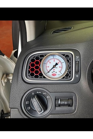 Polo 6r - 6c / Havalandırma Izgara Gösterge Podu Kırmızı 52mm 52
