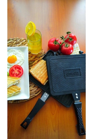 Amboss Kuvars Tost Tavası 25X20 Cm Siyah Amboss Kuvars Tost Tavası 25X20 Cm Siyah