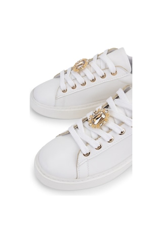 Tamer Tanca Kadın Suni Deri Beyaz Sneakers & Spor Ayakkabı 1009 3333 Bn Ayk Y26 Beyaz Cılt