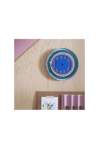 Ikea Tesammans Duvar Saati 21 X 5 Cm Mavi - Pembe - Yeşil