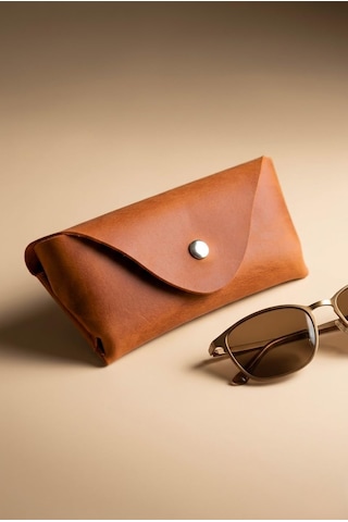 Oh Deer Leather Hakiki Crazy Deri Gözlük Kabı Diğer