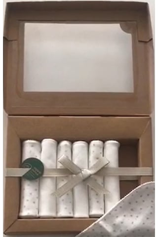 Organik Pamuk 7li Bebek Mendili Mö379