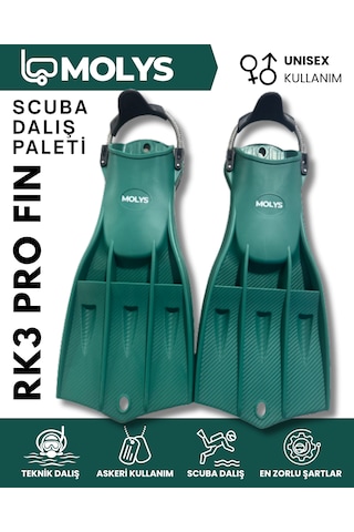 Rk3 Pro Fın Scuba Dalış Paleti Yeşil