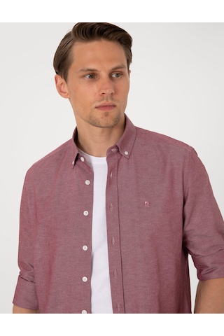 Pierre Cardin Erkek Bordo Gömlek Desenli 50306996-vr014 Bordo