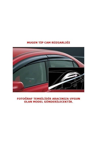 Honda İle Uyumlu Civic Fd6 Cam Rüzgarlığı Mugen Tip 2007-2012 Standart