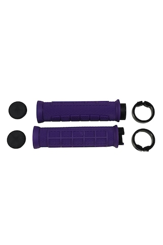 Bisiklet Kilitli Elcik 130 Mm - Alüminyum Kelepçeli Alyan Vidalı Mor Renk Mor