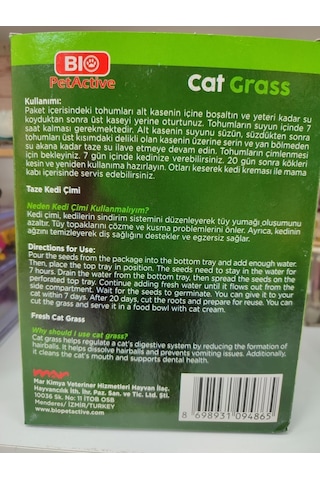 Bio Pet Active Kedi Çimi Yeni