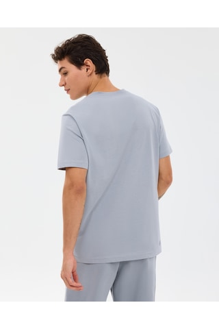 Skechers M Essential T-shirt Erkek Gri Tshirt S2510017-4256