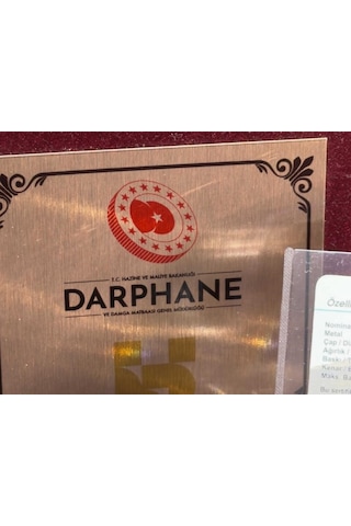 Darphane 555. Yıl Bronz Okside Hatıra Sikkesi Özel Kutulu