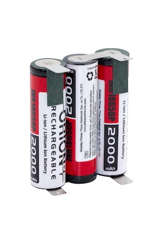 Orion 18650 12V 2000 mAh 3S Li-ion Şarjlı Pil