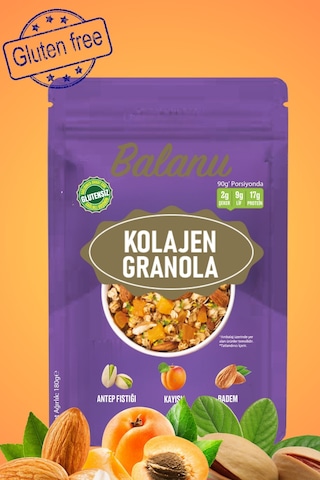 Kolajen Granola 180gr X3 Adet