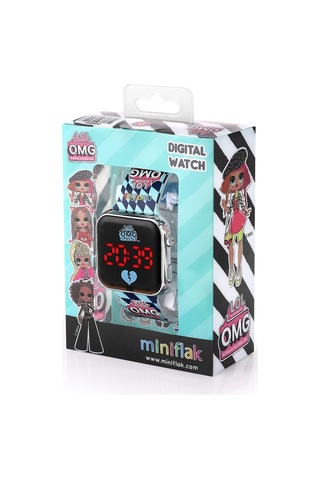 Miniflak Lol Surprise Omg Lisanslı Omg8002 Sarı Square Led Çocuk Saati Siyah