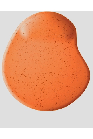 Oval Turuncu Kum Desen Bilek Destekli Kaymaz Bilgisayar Notebook Mouse Pad-bileklikli Maus Ped