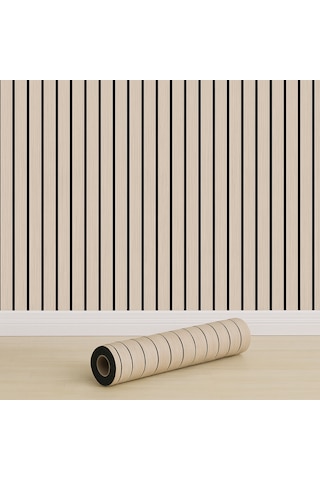 Brano Kendinden Yapışkanlı Duvar Lambiri 40 Cm X 280 Cm Krem