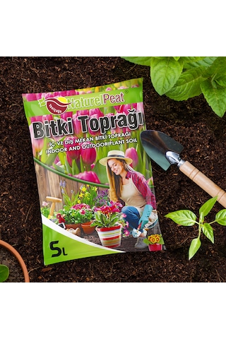 Naturel Peat Bitki Toprağı - 5 Litre 100