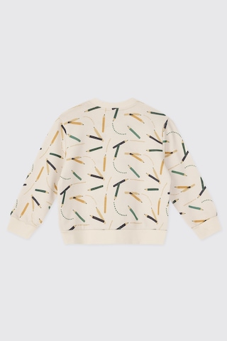 Panço Erkek Bebek Kolej Yaka Ekru Sweatshirt Krem 2621BB08008