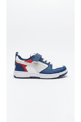 Puma 397419 33 Rebound V6 Lo Ac+ps Lacivert-gri-beyaz Çocuk Spor