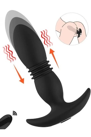 Fastieshop İleri Geri Hareketli Uzaktan Kumandalı Şarjlı Anal Dildo