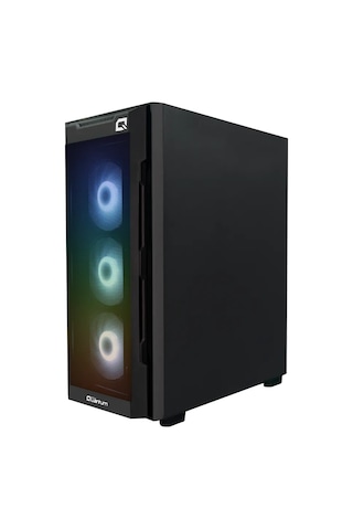 Quantum Gaming Snapfire Dark Gray 650w Power 4 Fanlı Mesh Bilgisayar Kasası