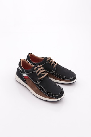 Dgn 873 Erkek Comfort Ayakkabi Lacivert Nubuk