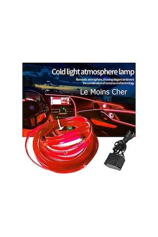 Seat Leon Kırmızı 2 Metre Neon Ip Led Torpido Fitili