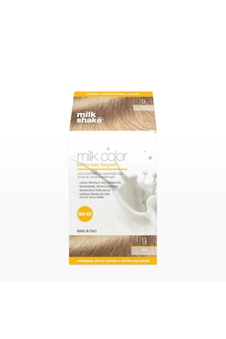 Milk Shake Milk Color Eko Kit Saç Boyası Sarı -9 Köpüksüz