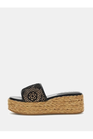Guess Binata Kadın Terlik Fljbıafal04 Siyah