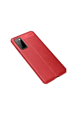 Newface Samsung Uyumlu Galaxy S20 Fe Kılıf Auto Focus Kapak - Kırmızı Kırmızı